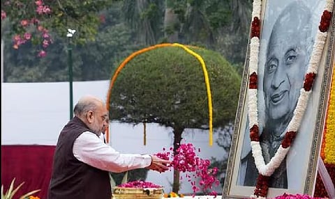Shah pays tributes to Sardar Patel on death anniversary