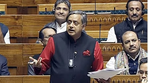 Tharoor's jibes at govt over govt's nuclear energy bill