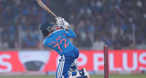 Tilak Varma, Hardik Pandya hammer half-centuries as India make 231/5 vs SA in 5th T20I
