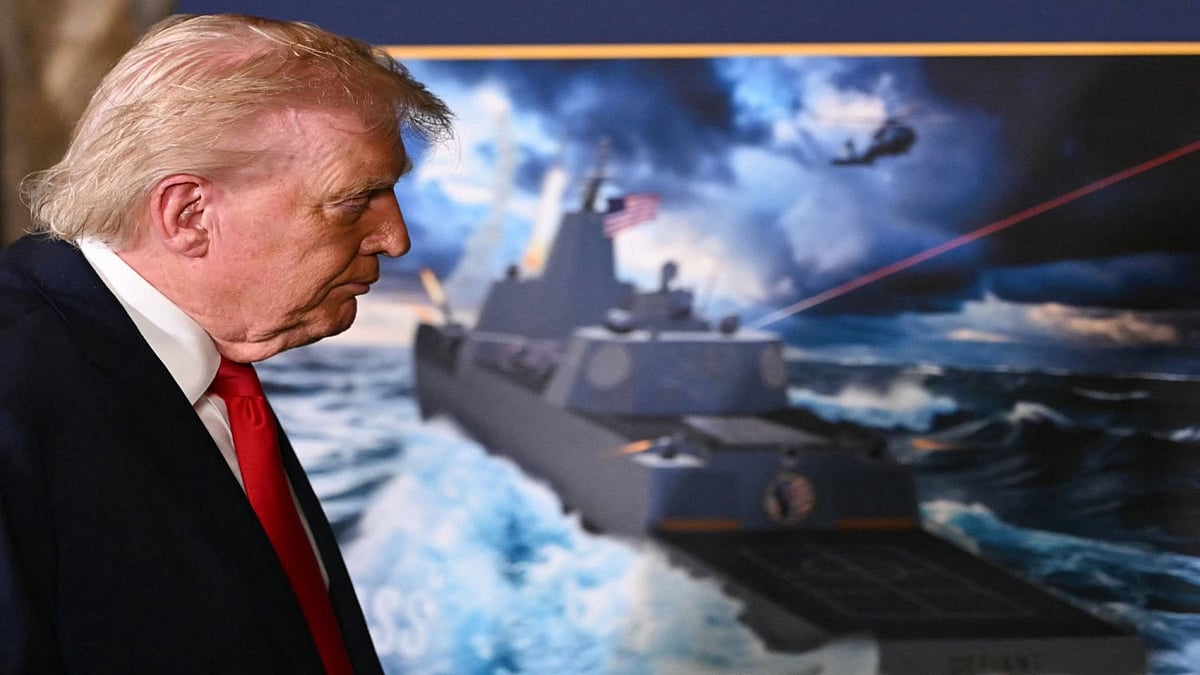 Trump announces plans for new Navy 'battleship' as part of a 'Golden Fleet'