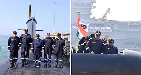 President Murmu undertakes submarine sortie at Karwar naval base
