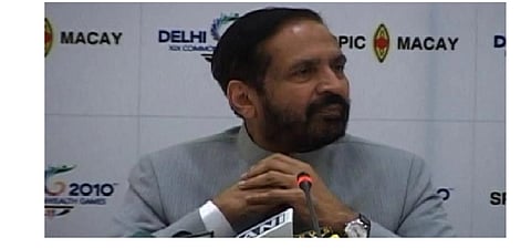  Senior Congress leader and former Union minister Suresh Kalmadi