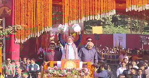 PM Modi leads Shaurya Yatra as part of 'Somnath Swabhiman Parv'