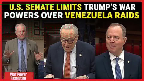 Vote on Venezuela war powers as Trump pressures GOP defectors