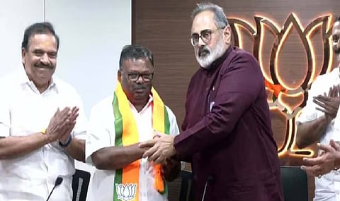Ex-CPI(M) MLA S Rajendran joins BJP