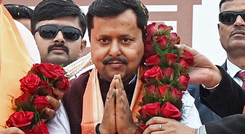 Nitin Nabin assumes charge as BJP President.