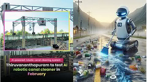 AI-powered robotic canal cleaning system commissioned in Thiruvananthapuram