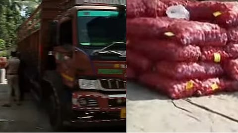 Explosives seized from onion-laden lorry in Kerala