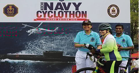 Third edition of Kochi Navy Cyclothon held