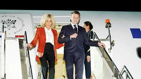 French President Macron concludes Mumbai visit