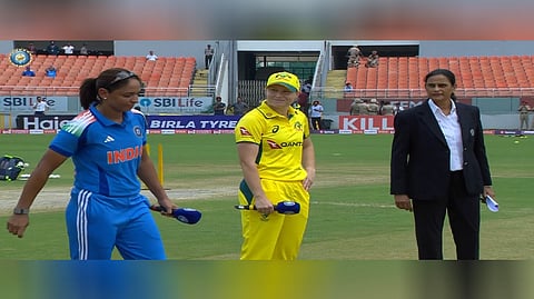 India opt to bat against Australia in first Women's ODI 	
