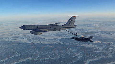 US military refuelling plane crashes in Iraq, rescue is underway