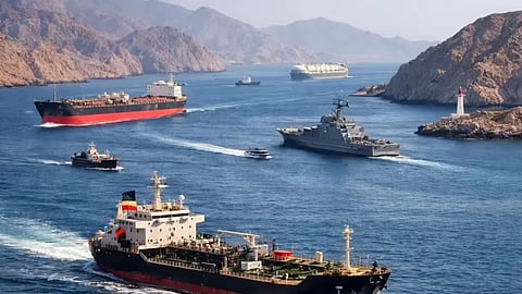 About 90 ships cross Strait of Hormuz as Iran exports millions of barrels of oil 