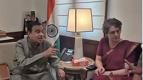 Rahul, Priyanka meet Gadkari, push for solving Rajasthan truck and bus body builders' issues