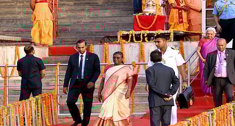 Ram temple milestones are golden moments in India's history: President Murmu 	