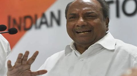 Congress stalwart A K Antony