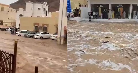 Flash floods in Oman
