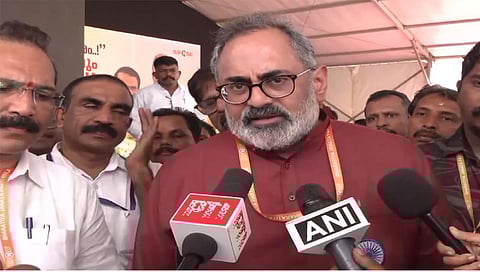  BJP Kerala president Rajeev Chandrasekhar