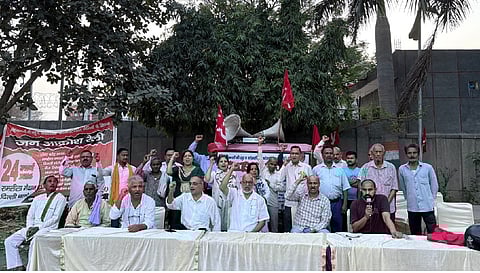 CPI(M) holds 'Jan Akrosh Rally' against India-US trade deal, price rise at Ramlila Maidan 