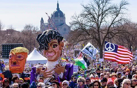 'No Kings' rallies draw crowds across US, in Europe