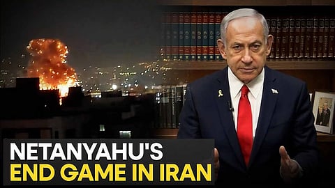 What is Benjamin Netanyahu's end game in the Iran war?