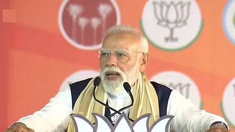 PM Modi at NDA rally in Thiruvalla.