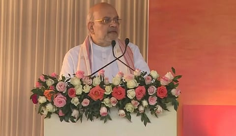 Amit Shah holds huge roadshow in Kerala's Beypore