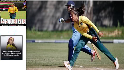 Brazil's Laura Cardoso makes T20I history with nine-wicket haul