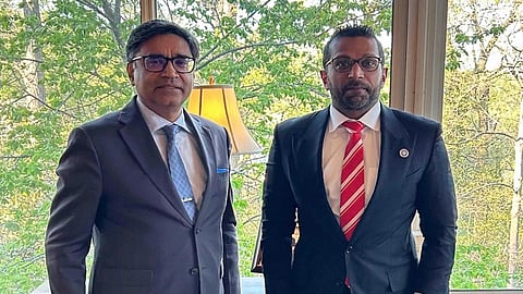 Foreign Secretary Misri meets FBI director Kash Patel