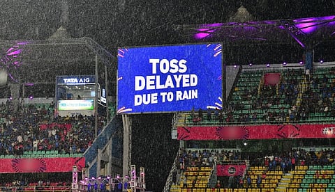 Rain delays toss of RR vs RCB match