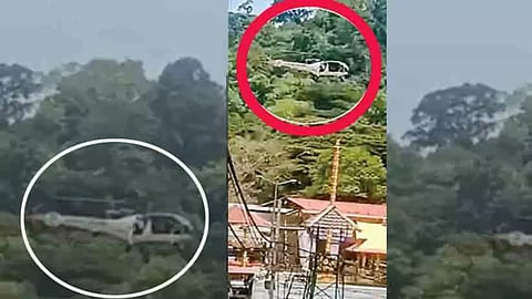 Police register case after Coast Guard helicopter flies low over Ayyappa shrine