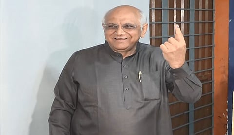 Gujarat local body polls: Union minister Amit Shah, CM Bhupendra Patel cast vote