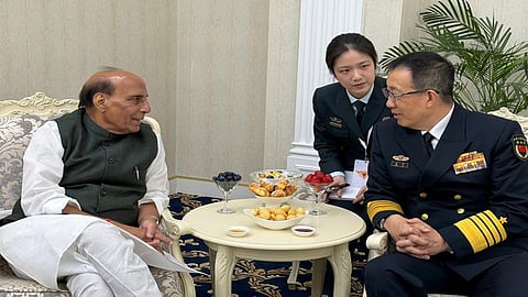 Rajnath meets Chinese Defence Minister Dong in Bishkek