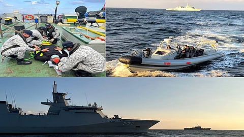 Pak Navy aids crew of Indian vessel stranded in Arabian Sea 