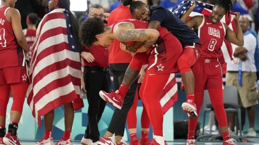 US ties China in Olympics gold medal count after Americans' nail-biting ...