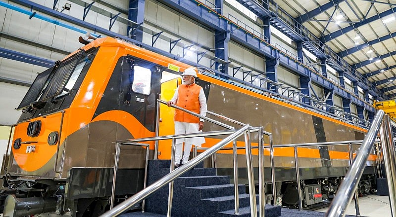PM flags off first 9000 HP electric locomotive