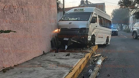 Algunos pasajeros sufrieron leves contusiones