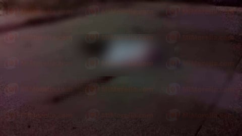 El interfecto estaba envuelto en una sabana blanca