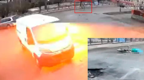 Fue a través de redes sociales donde se compartieron los videos de varios bombardeos que se registraron en la región