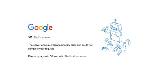 Se caen servicios de Google