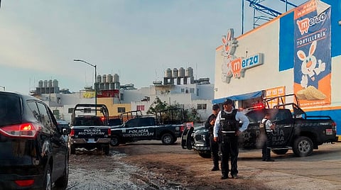 Falsa amenaza de bomba genera movilización en supermercado de Morelia