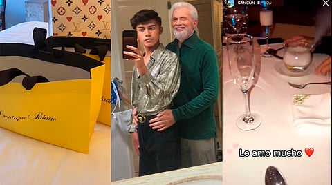 Asimismo, en el material relata que su sugar vino a México a verlo y lo consintió con algunos regalos de marcas prestigiosas