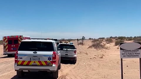 Ocurrió cerca de la frontera con Baja California