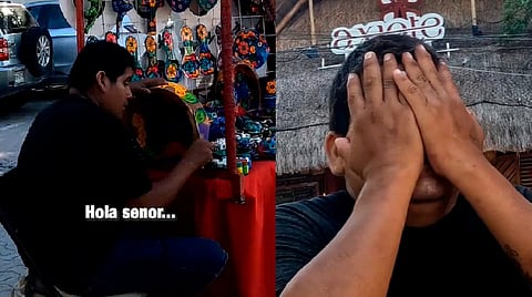 Tiktoker conmueve a artesano mexicano; le compra su mercancía [VIDEO]