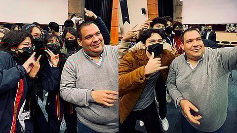 El presidente municipal, se dijo satisfecho de acercar las herramientas para la preparación académica de los tarimbarenses