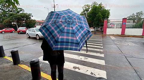 Seguirá este lunes el clima lluvioso en Morelia