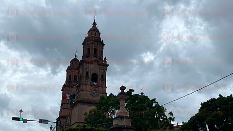 Miércoles nublado y con alta probabilidad de lluvia por la tarde en Morelia