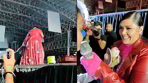 Yuridia cumple sueño de niña y cantan juntas durante concierto en Zacatecas [VIDEO]