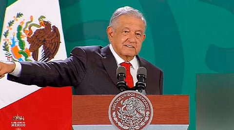 “Agradecerles mucho a los senadores por aprobar esta ley, eso es lo más importante", dijo el presidente