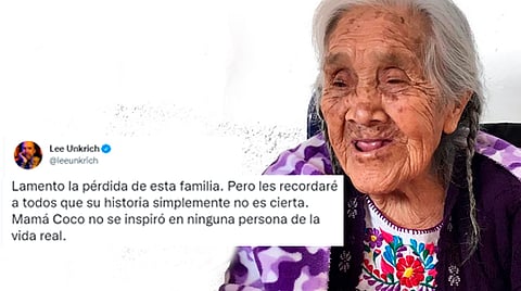 Director de Coco aprovecha muerte de doña Salud para reiterar que su historia es falsa